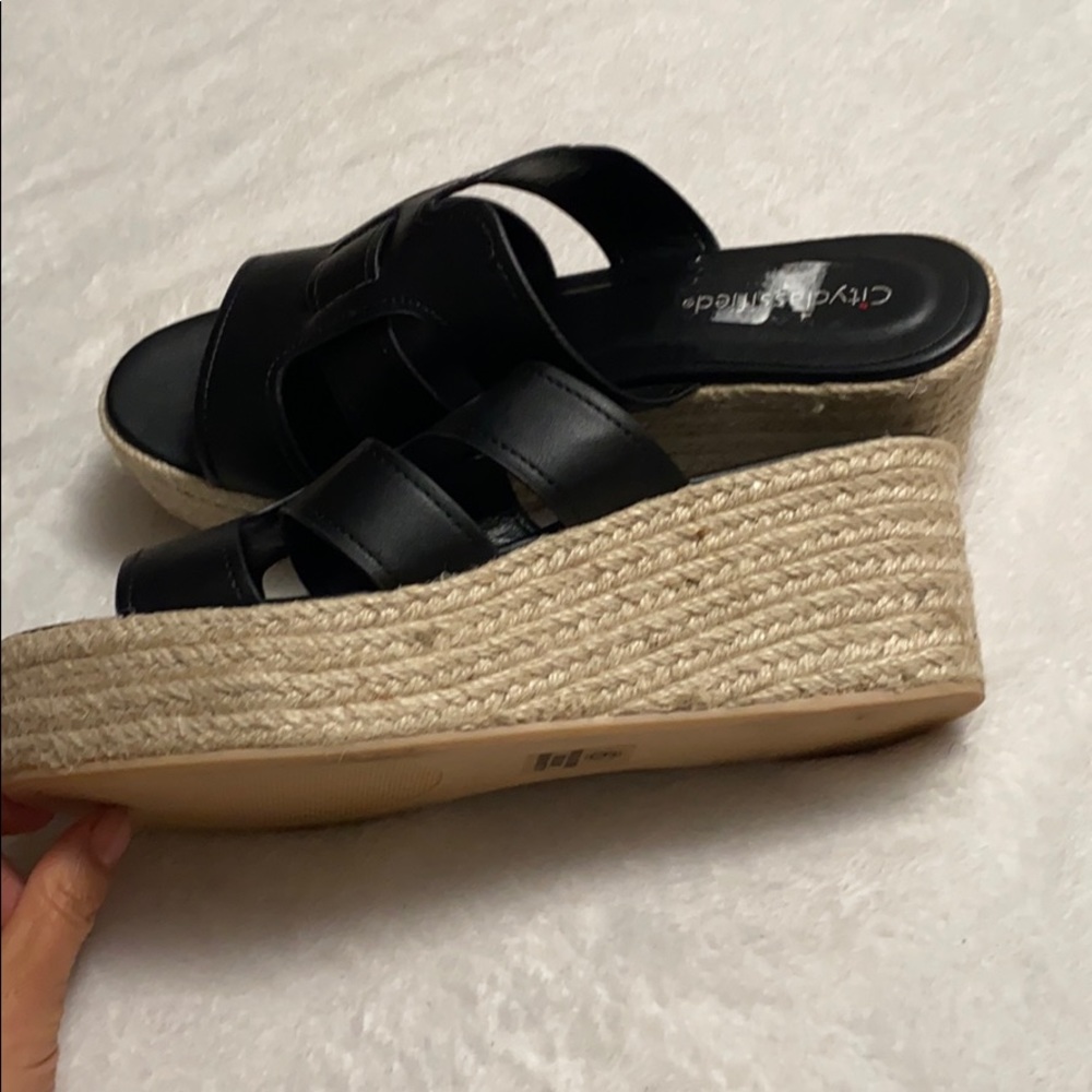 Black Espadrille Sandals